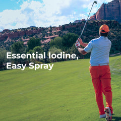 Packaging highlights gluten-free and non-GMO features for Youngevity Iodine.