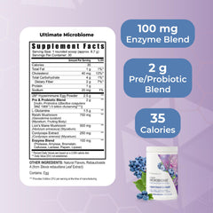 Youngevity Ultimate Microbiome DigeZyme enzyme tub aids nutrient absorption.