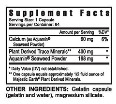Youngevity Ultimate Mineral Caps label close-up for trace minerals and daily mineral support.