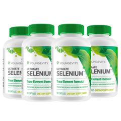 Youngevity Ultimate Selenium + Cofactors bottle front for daily immune and antioxidant support.
