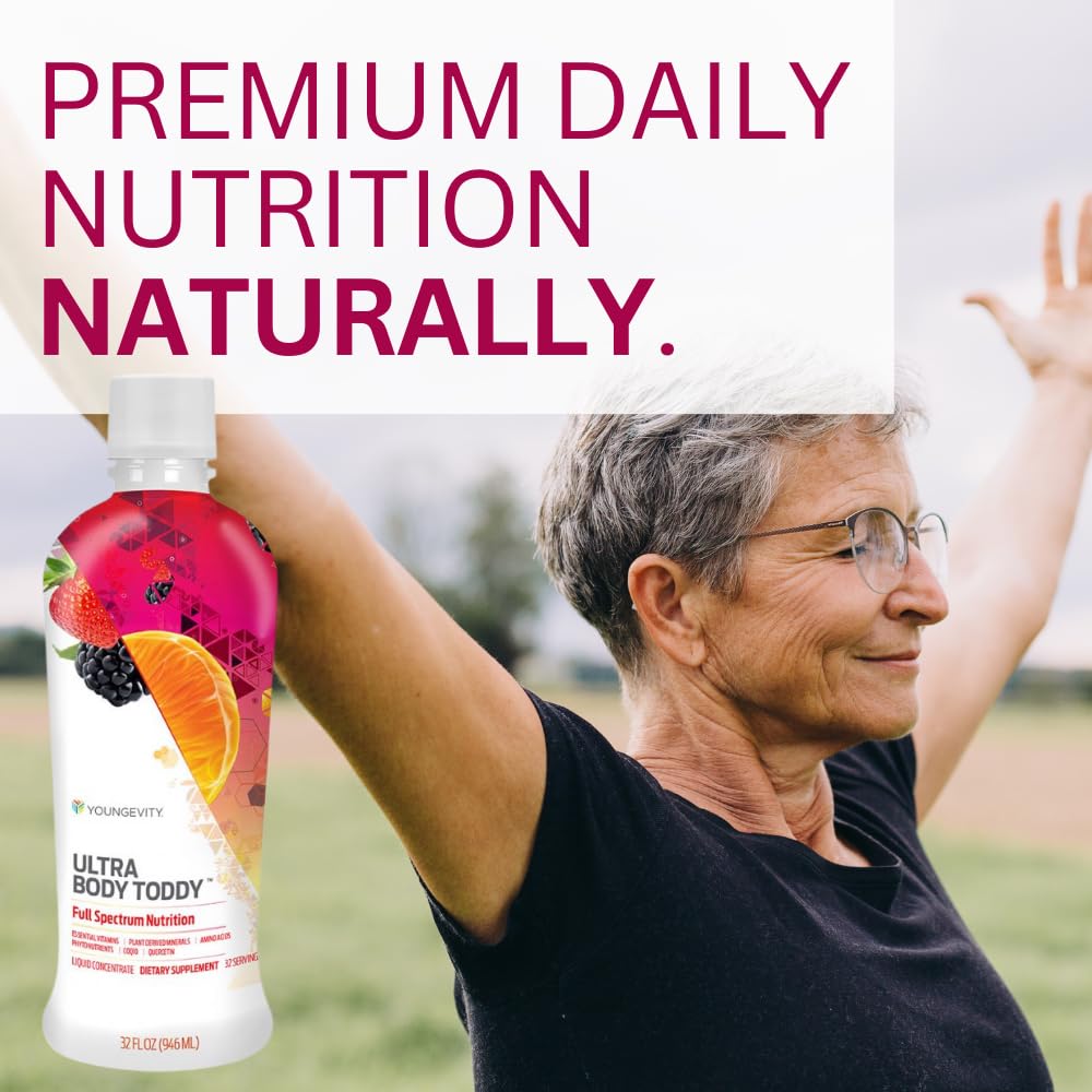 Ingredient chart highlights amino acids and phytonutrients for balanced daily nutrition.