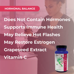 Youngevity XeraFem bottle dispensing tablets for convenient daily use
