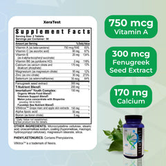 Fenugreek extract featured in XeraTest for natural balance.