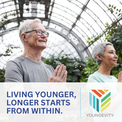 Youngevity Zinc Fx portable lozenges in hand, convenient for on-the-go use.
