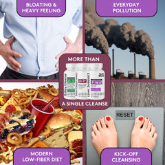 Youth & Tonic 3X Body Cleanse pack shot for daily detox routine
