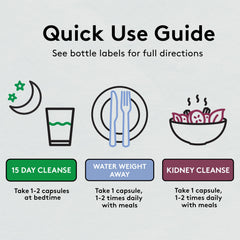 Daily dose setup for Youth & Tonic detox.