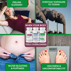 Close-up of Youth & Tonic detox label.