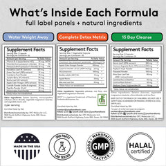 Youth and Tonic herbal ingredients like dandelion and green tea close-up.