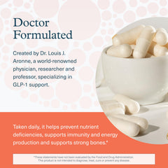 Youtheory bottle label emphasizes immune and bone support ingredients