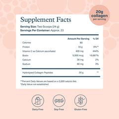 Youtheory collagen powder scoop enables easy, consistent daily servings