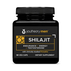Youtheory Men's Shilajit bottle front view for daily wellness support