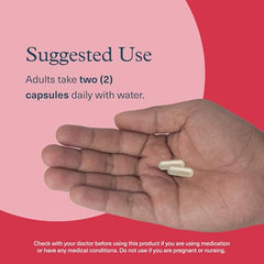 Youtheory Saffron capsules close-up showing compact vegan daily capsules