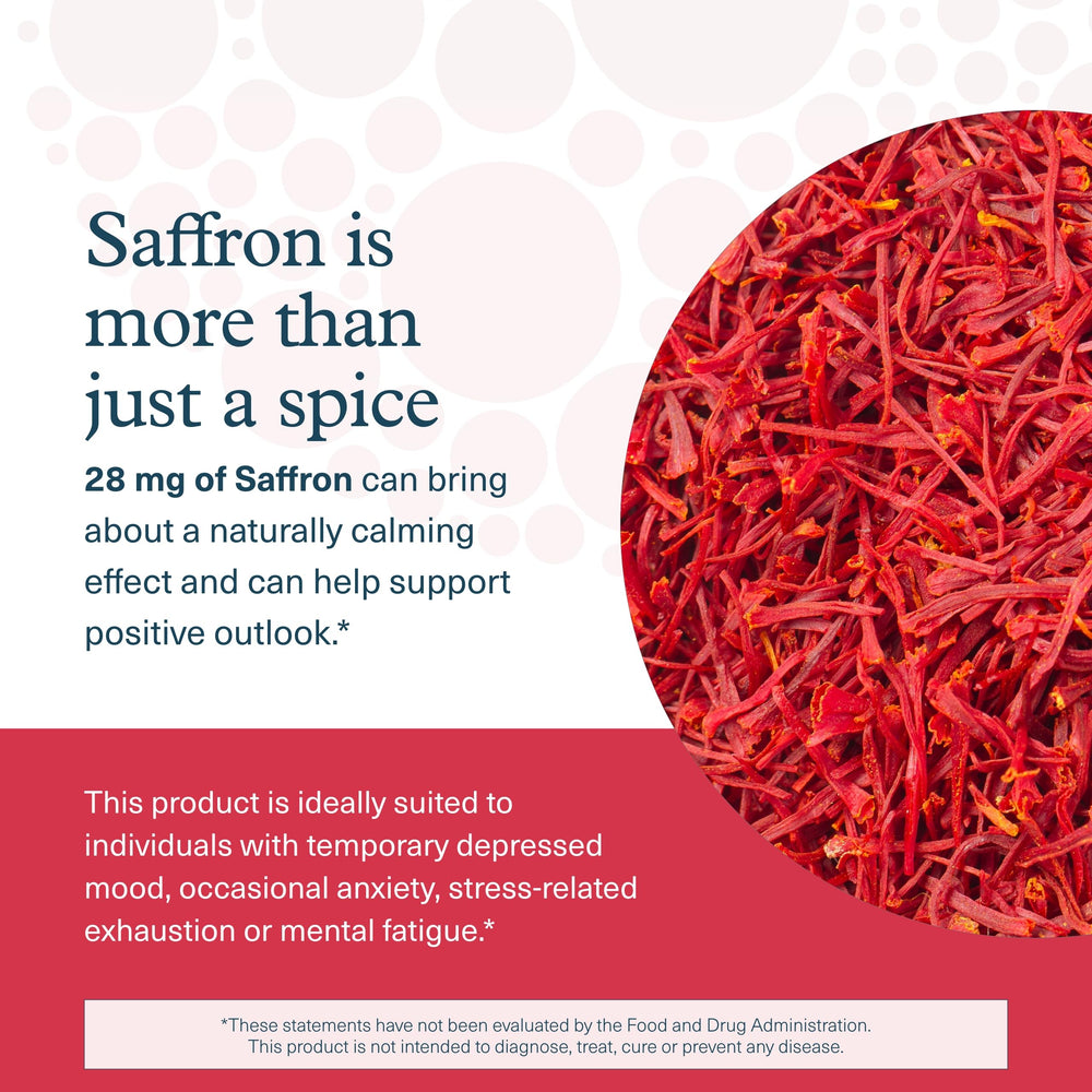 Youtheory Saffron daily-use setup suggests a simple wellness ritual