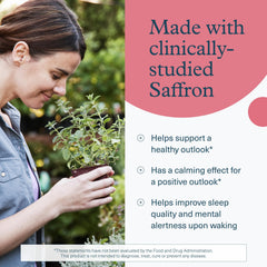 Youtheory Saffron ingredients list features rhodiola rosea and ashwagandha