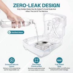 Smooth interior design facilitates quick, hygienic cleaning