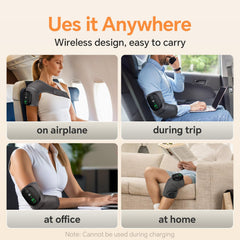 YUHUO Velcro straps secure a stable massage during activity