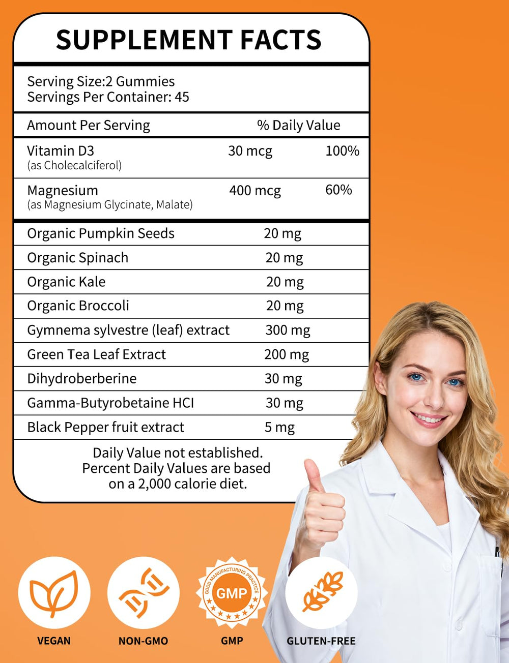 YUMOYI SPRUCE JIYIN packaging inside shows premium non-GMO formula