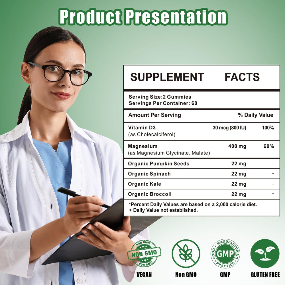 YUMOYI SPRUCE JIYIN packaging flatlay with ingredients icons highlights non-GMO and clean formula.