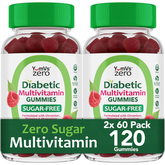 YUM-V'S Raspberry gummy bottle showcases daily wellness on the go.