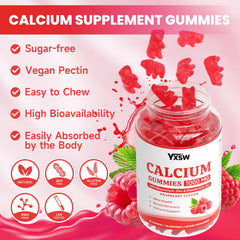 YXSW Calcium Gummies kid-friendly sugarfree option for calcium intake.