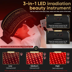 ZagMufe face treatment position with eye protection and coverage