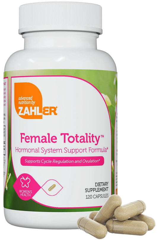 Zahler Female Totality bottle front signaling daily hormonal support