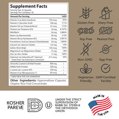 Zahler Height Factor capsules pour showing easy-to-take growth supplements.