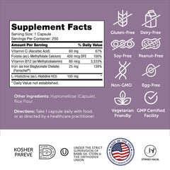 Zahler Iron Complex capsules close-up, easy-to-swallow iron nutrition for daily use