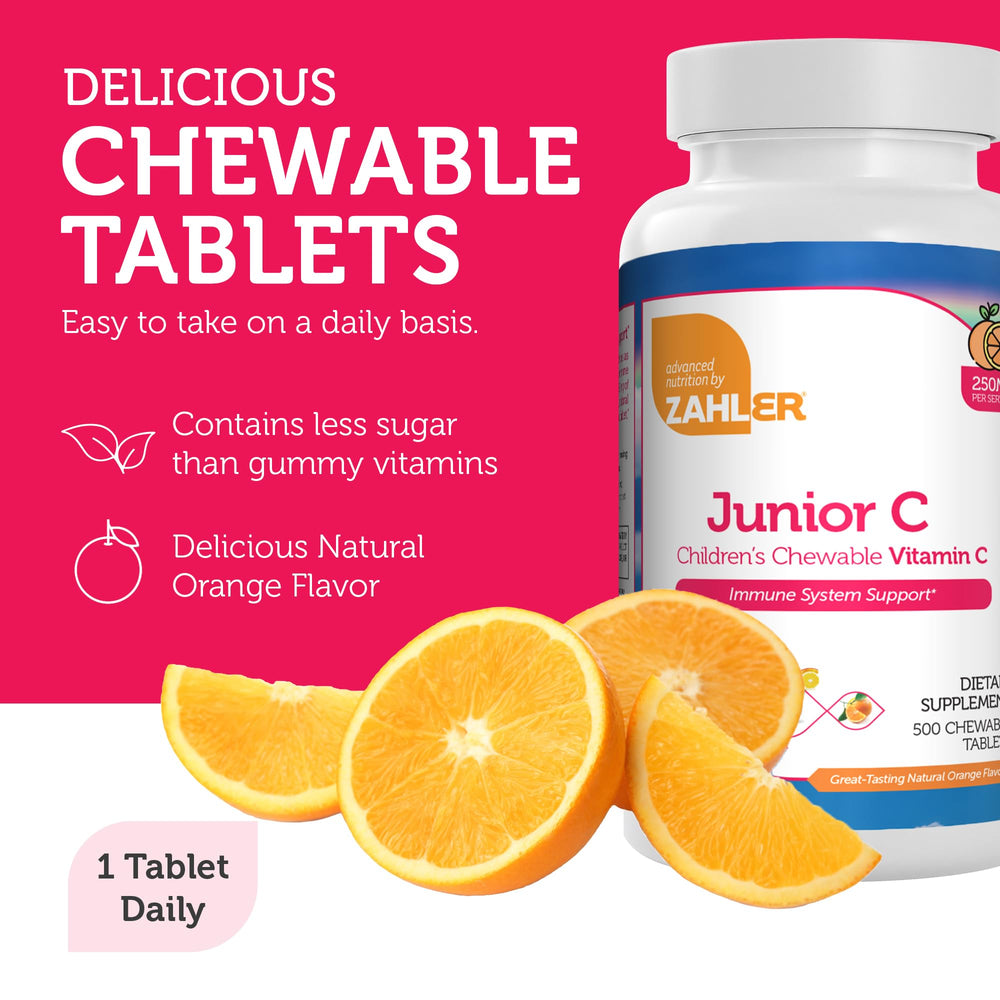 Zahler Junior C bottle pour, mess-free vitamin C for families