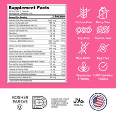 Zahler Total One Prenatal kosher certification seal, ensuring trust and quality.