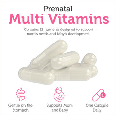 Zahler Total One Prenatal made in USA badge, GMP facilities assure purity and potency.