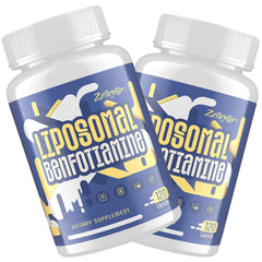 Zaigon Benfotiamine 600mg bottle front highlights energy support potential
