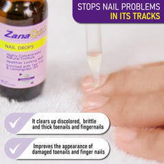 ZanaQuick made in USA quality standards conveys trusted nail care.