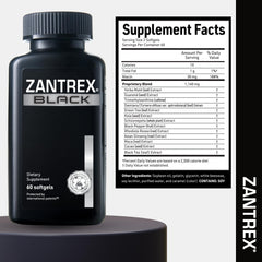 Zantrex Black 120-count softgels offer convenient daily support.