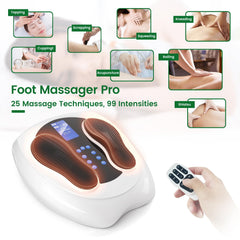 Zapstep Electric nerve stimulator in use for focused foot therapy