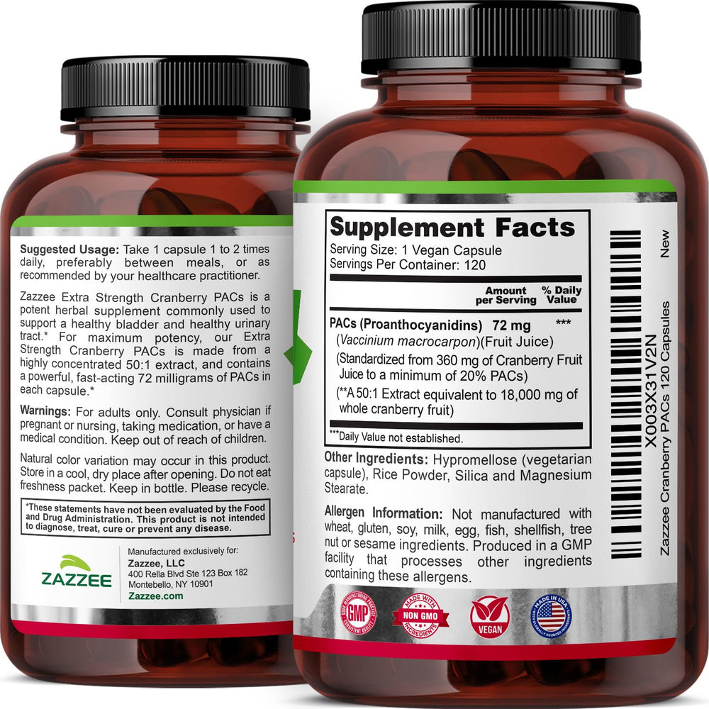 Easy-to-read dosage instructions on the label