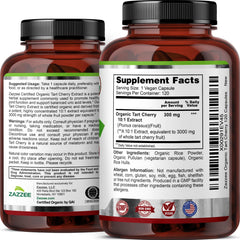 Natural ingredients panel highlights organic stabilizers and absence of fillers.