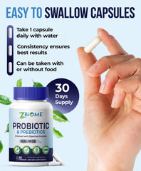 ZBIOME packaging design communicates science-backed strains for gut comfort