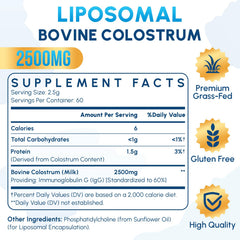 Scoop of Zdoroviye liposomal bovine colostrum powder for easy daily dosing.