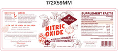 Product shot of Zdoroviye Nitric Oxide bottle for gym routines