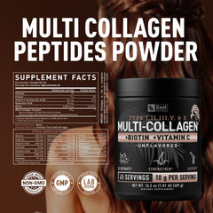 Zeal Naturals collagen powder measuring scoop for easy daily use and beauty-supporting benefits.