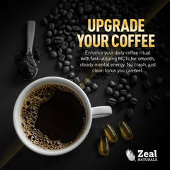 Zeal Naturals MCT Capsules energy on the go during workouts.