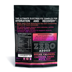 Zeal Naturals Raspberry Guava stick pack on-the-go image emphasizes convenient hydration.