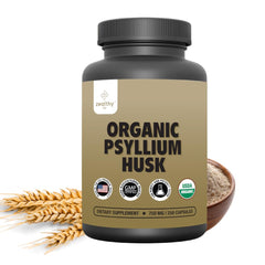 Z Zealthy Life psyllium capsule bottle front for digestive health support