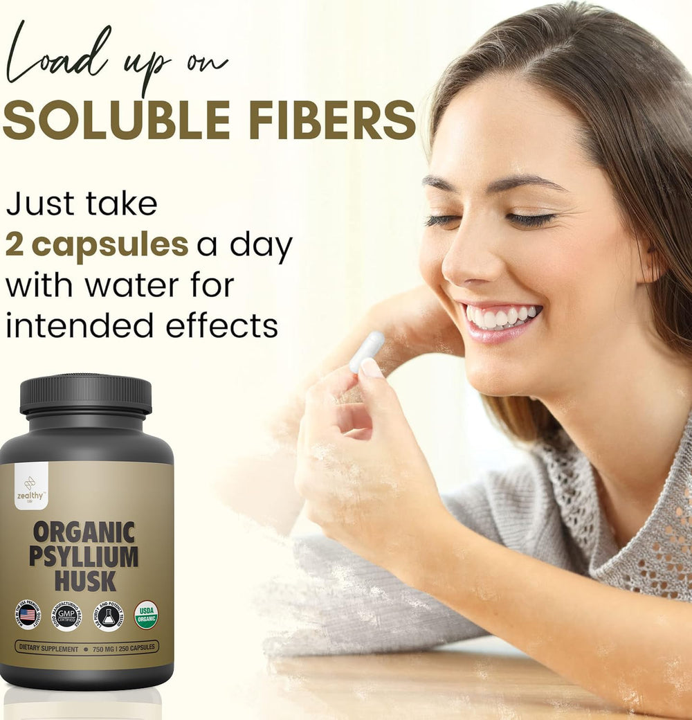 Z Zealthy Life psyllium capsules are keto and vegan friendly