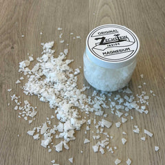 Zechstein Inside spa treatment magnesium flakes suggest luxurious at-home or professional use
