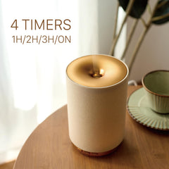 ZEIGGA LAB diffuser displaying two mist modes for aroma control.
