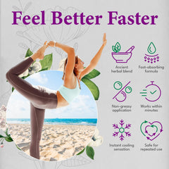 Knee and ankle comfort with Wonder Gel during sports