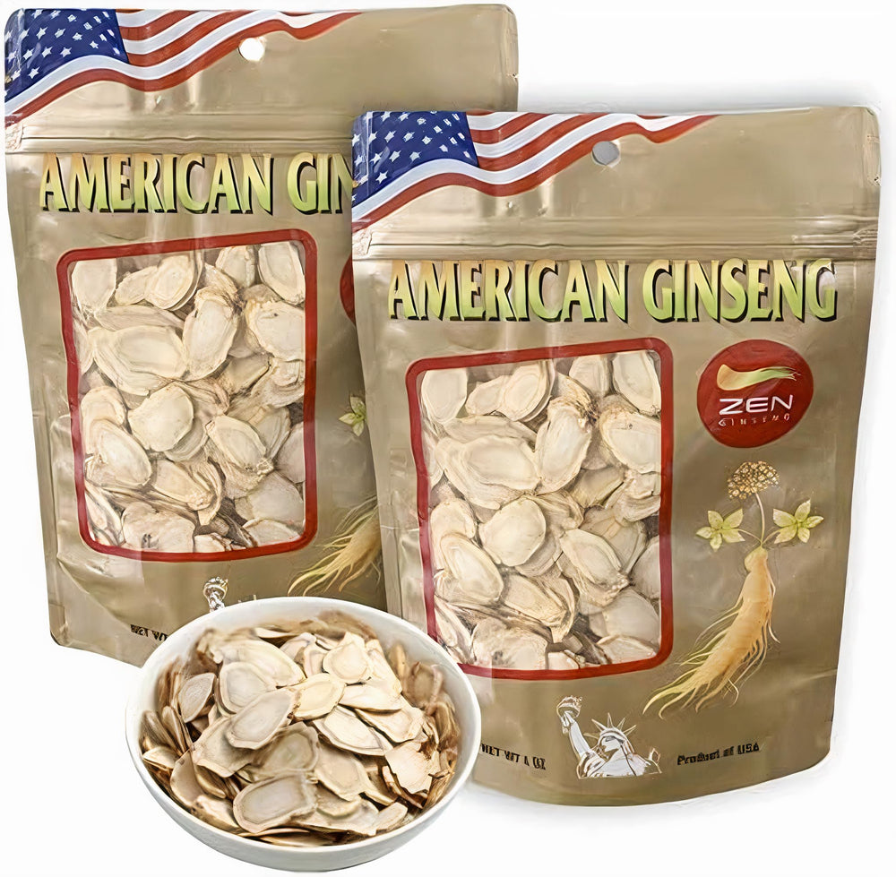 Zen Ginseng two bags packaging front, convenient daily use.