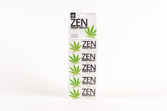 ZEN Hemp Balm application on knee demonstrates quick-absorption for muscle comfort